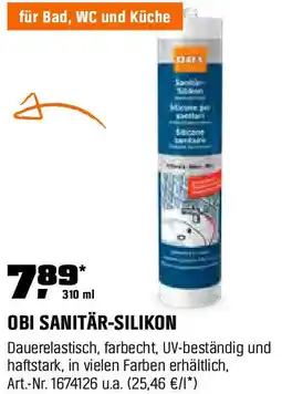 OBI Obi sanitär silikon Angebot