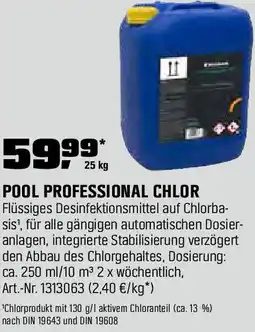OBI Pool professional chlor Angebot