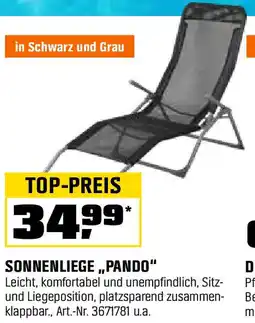 OBI Sonnenliege pando Angebot