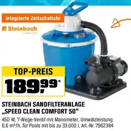 OBI Steinbach sandfilteranlage speed clean comfort 50 Angebot