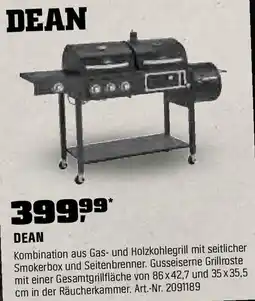 OBI Kombination aus Gas und Holzkohlegrill Angebot