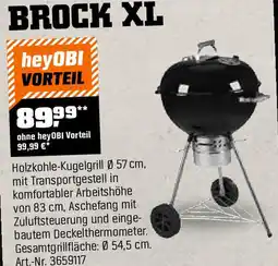 OBI Holzkohle Kugelgrill Angebot