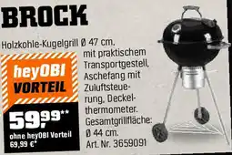 OBI Holzkohle Kugelgrill Angebot