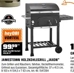 OBI Jamestown holzkohlegrill jaxon Angebot