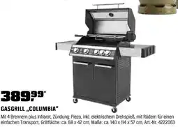 OBI Gasgrill columbia Angebot