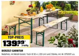 OBI Bierzelt-garnitur Angebot