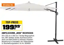 OBI Ampelschirm aros rechteckig Angebot