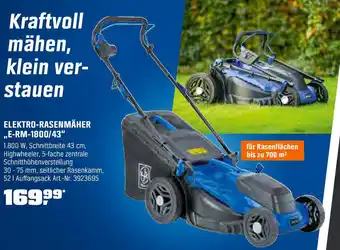 OBI Elektro-rasenmäher e-rm-1800/43 Angebot