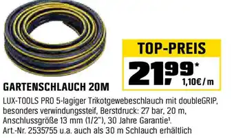 OBI Gartenschlauch 20m Angebot