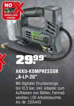 OBI Akku-kompressor a-lp-20 Angebot