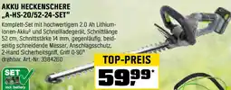 OBI Akku heckenschere a-hs-20/52-24-set Angebot