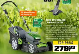 OBI Akku rasenmäher a-rm-46-24 set Angebot