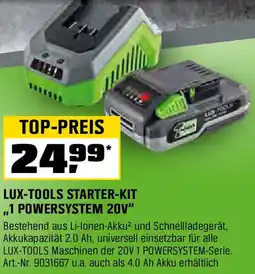 OBI Lux-tools starter-kit 1 powersystem 20v Angebot
