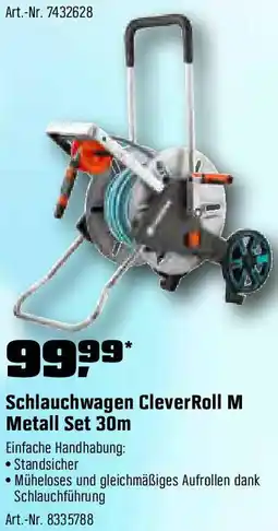 OBI Schlauchwagen CleverRoll M Metall Set 30m Angebot
