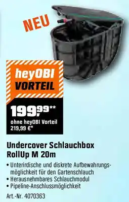 OBI Undercover Schlauchbox RollUp M 20m Angebot