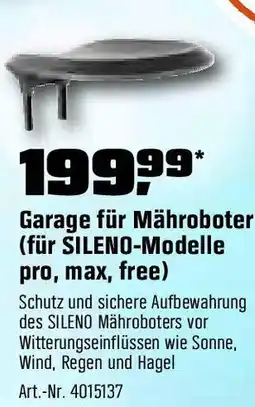 OBI Garage für mähroboter (für sileno-modelle pro, max, free) Angebot