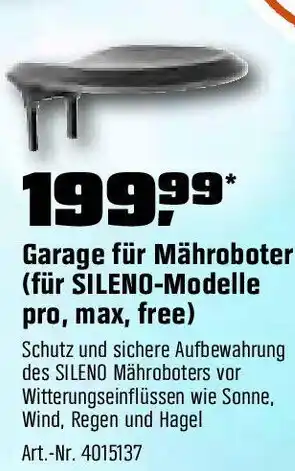 OBI Garage für mähroboter (für sileno-modelle pro, max, free) Angebot