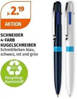 Müller Schneider 4-farb kugelschreiber Angebot