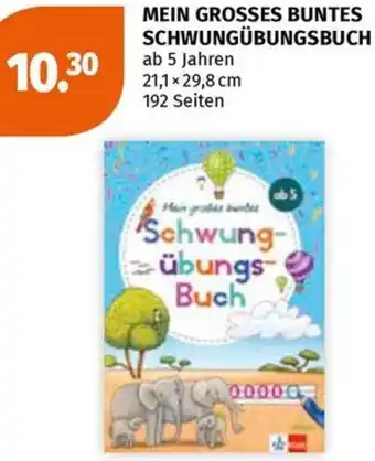 Müller Mein grosses buntes schwungübungsbuch Angebot