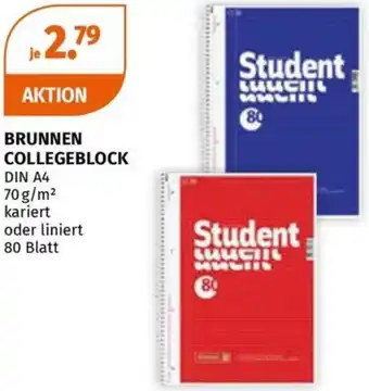 Müller Brunnen collegeblock Angebot