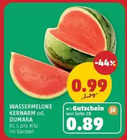 PENNY WASSERMELONE KERNARM od. DUMARA Angebot