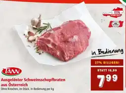 Interspar ausgelöster Schweinsschopfbraten aus Österreich Angebot