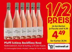 Interspar Pfaffl Schloss Bockfliess Rosé Angebot