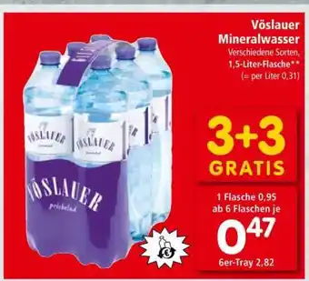 Interspar Vöslauer Mineralwasser Angebot