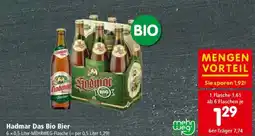 Interspar Hadmar das Bio-Bier Angebot