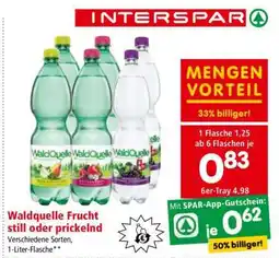 Interspar Waldquelle Frucht still oder prickelnd Angebot