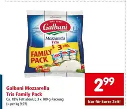 Interspar Galbani Mozzarella Tris Family Pack Angebot