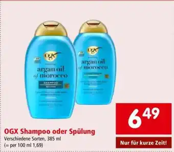 Interspar OGX Shampoo oder Spülung Angebot