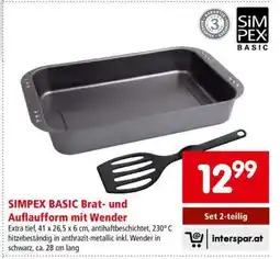 Interspar SIMPEX BASIC Brat- und Auflaufform mit Wender Angebot