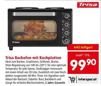 Interspar Trisa Backofen mit Kochplatten Angebot