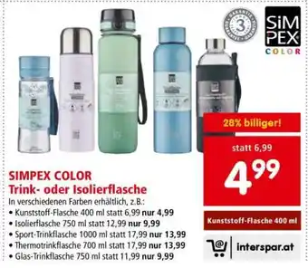 Interspar Kunststoff-Flasche 400 ml Angebot