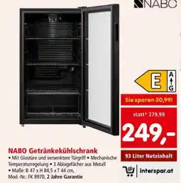 Interspar NABO Getränkekühlschrank Angebot