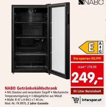 Interspar NABO Getränkekühlschrank Angebot