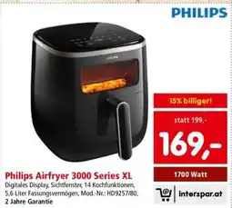 Interspar Philips Airfryer 3000 Series XL Angebot
