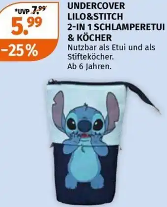 Müller Undercover lilo&stitch schlamperetui & köcher Angebot