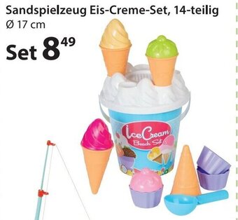 NKD Sandspielzeug Eis Creme Set 17 cm Angebot