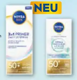 Müller Nivea Sun Sonnenfluid Gesicht Primer Serum LSFâ50+ Angebot