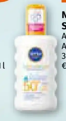 Müller Nivea Sun Babies&kids Sonnenspray LSF 50+ Angebot