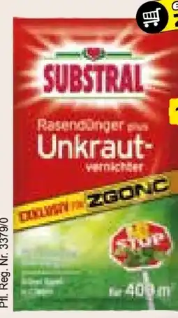 Zgonc Substral Rasendünger plus Unkrautvernichter Angebot