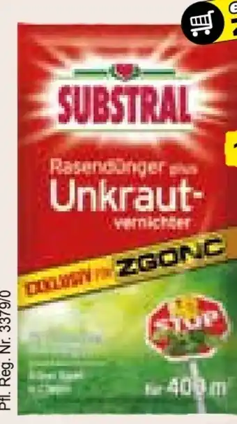 Zgonc Substral Rasendünger plus Unkrautvernichter Angebot