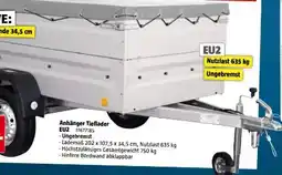 Bauhaus Anhänger Tieflader EU2 Angebot