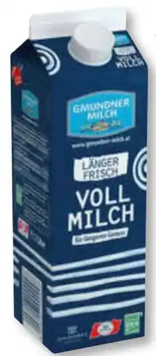 Unimarkt Gmundner Milch Vollmilch Länger Frisch Angebot
