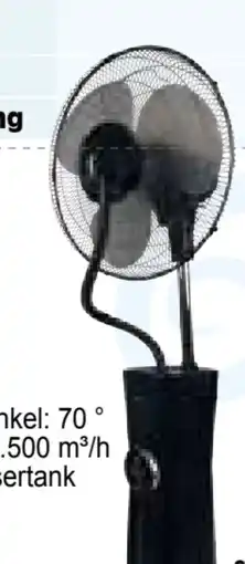 Zgonc Be Cool Sprühnebel Standventilator Angebot