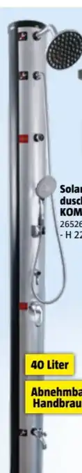 Bauhaus MyPool Solardusche Kombi Angebot
