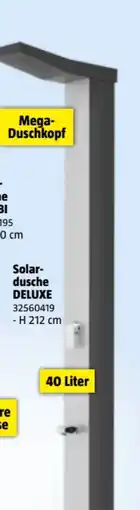 Bauhaus Steinbach Solardusche Deluxe Angebot