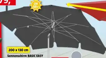 Bauhaus sunfun Sonnenschirm Basic Easy Angebot